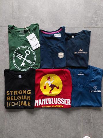 Bier T-shirts - Verschillende Biermerken - Maat S  beschikbaar voor biedingen