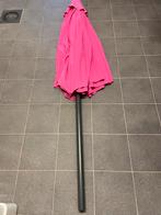 Roze parasol, Tuin en Terras, Parasols, Ophalen, Zo goed als nieuw, Parasolvoet
