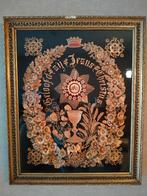 Kader Jezus - reliëf bloemen, Antiek en Kunst, Ophalen