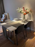 Tafel met 4 stoelen, Huis en Inrichting, Tafels | Eettafels, Ophalen, Zo goed als nieuw