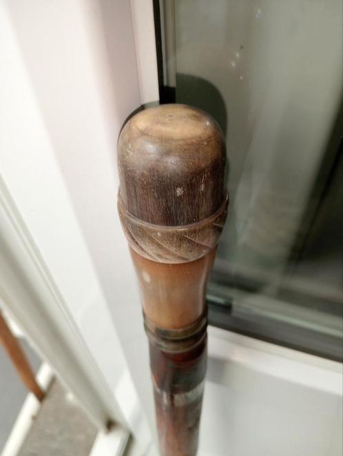 Pommelstok met oude hoorn 82,5 cm, Diversen, Wandelstokken, Ophalen of Verzenden