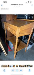 Bureau en bois clair, peuplier ?, Maison & Meubles, Enlèvement, Comme neuf, Bureau