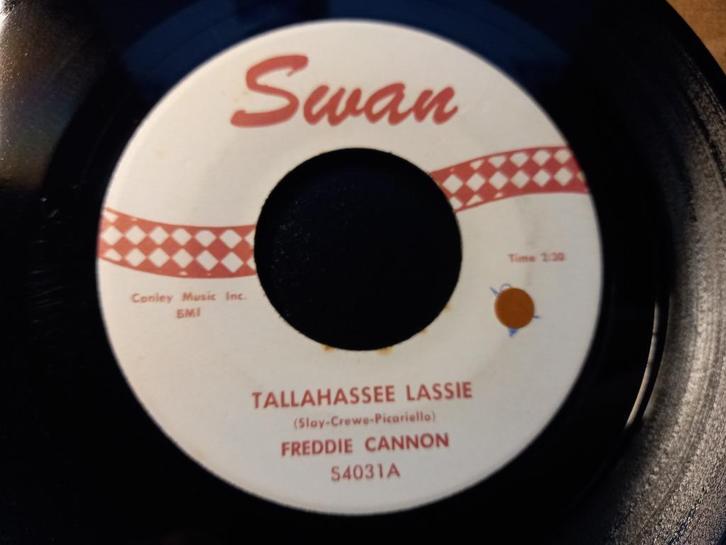 Freddie Cannon ‎– Tallahassee Lassie / You Know '7 Als nieuw, Cd's en Dvd's, Vinyl Singles, Zo goed als nieuw, Single, Overige genres