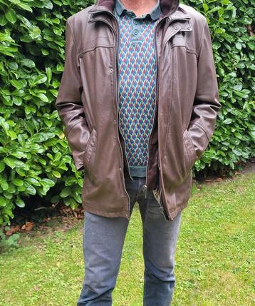 Oakwood Classic Distressed Bruin Leren XL Jacket
.
 beschikbaar voor biedingen