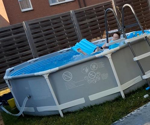 Intex zwembad 305x76cm met veel toebehoren, Tuin en Terras, Zwembaden, Gebruikt, Opzetzwembad, 200 tot 400 cm, 300 cm of meer
