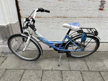 meisjesfiets blauw beschikbaar voor biedingen