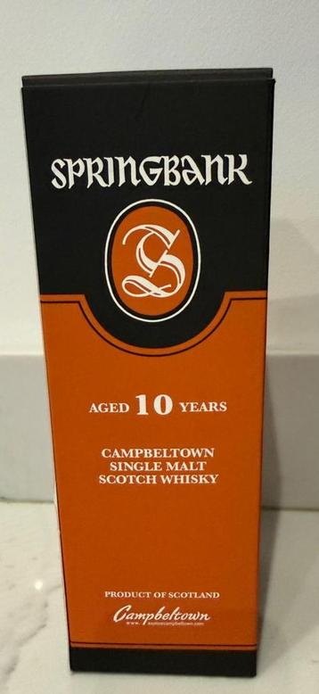 Springbank 10 jaar beschikbaar voor biedingen