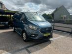 FORD TRANSIT CUSTOM * LIMITED * AUT * LANE * BLIS * 170PK, Auto's, Testrit aan huis, Stof, 4 cilinders, Blauw