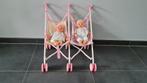 Babyborn poppen en dubbele buggy, Enlèvement, Utilisé, Baby Pop