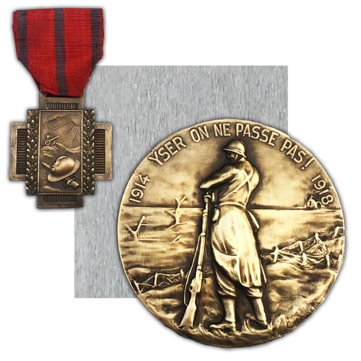 BELGISCH ABL: VUURKAART: „GIELAN EMMANUEL” WW1 #1, Verzamelen, Militaria | Algemeen, Verzenden