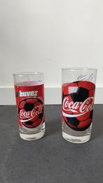 Collection COCA-COLA : 2 verres football, Enlèvement, Comme neuf, Verre à soda