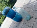 Blauwe bloempotten en tuinvaas, Tuin en Terras, Ophalen, Zo goed als nieuw