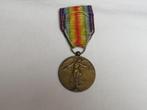 Medaille , overwinningsmedaille 1914-1918, Collections, Objets militaires | Général, Autres, Enlèvement ou Envoi, Ruban, Médaille ou Ailes
