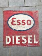 Panneau publicitaire "Esso", Collections, Marques & Objets publicitaires, Utilisé, Enlèvement ou Envoi, Panneau publicitaire