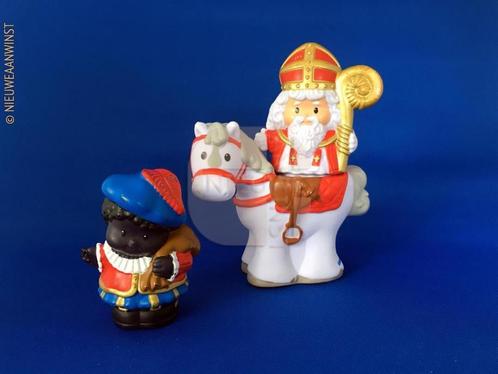 Fisher-Price Little People Sinterklaas set, Divers, Saint-Nicolas, Comme neuf, Envoi