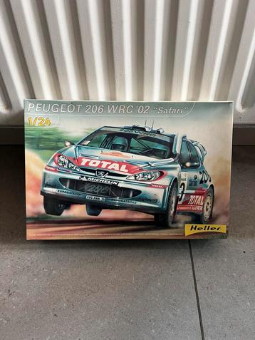 Maquette Heller Peugeot 206 WRC 02 Safari 1/24, Enlèvement ou Envoi, Comme neuf