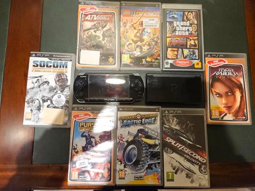 psp 3004 met 8 spellen en een nintendo DS lite met 23 spelle, Games en Spelcomputers, Spelcomputers | Sony PSP, Gebruikt, PSP