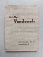 oude pochette voor pasfoto's Poperinge, Verzenden