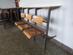 set van 3 oude school klapstoelen, Ophalen