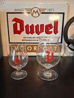 Duvel glazen Biënnale 16,5l en 33 cl., Ophalen of Verzenden, Zo goed als nieuw