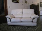 Ensemble salon complet, Huis en Inrichting, Zetels | Complete zithoeken, Ophalen, Gebruikt, Leer, CUIR BLANC