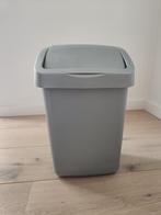 grijs prullenbakje curver, 9 liter, Kunststof, Gebruikt, Ophalen of Verzenden, Minder dan 10 liter