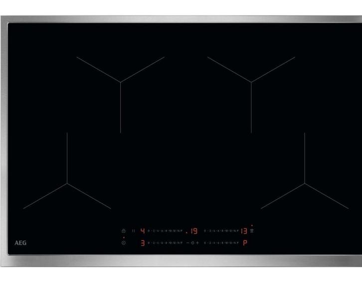 Taque à induction 80 cm AEG OIO84A00XB neuve –emb. d’origine, Electroménager, Tables de cuisson, Neuf, Encastré, 4 zones de cuisson