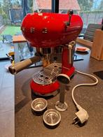 Smeg- handmatige espressomachine - rood, Enlèvement, Comme neuf