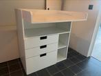 Ikea Smastad verzorgingstafel wit met 3 lades, 90x79x100 cm, Ophalen, Gebruikt, Commode
