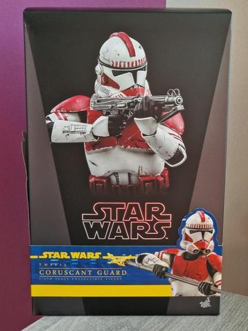 Hot Toys Star Wars TMS025 Coruscant Guard figuur 1/6 2021, Verzamelen, Ophalen of Verzenden, Zo goed als nieuw, Actiefiguurtje