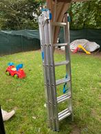 Lader van 3 deling, Doe-het-zelf en Bouw, Ladders en Trappen, Ophalen, Zo goed als nieuw