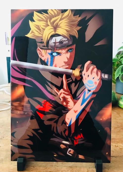 Naruto schilderij 30 X 20 met steun, Boeken, Strips | Comics, Zo goed als nieuw
