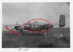 photo orig. - avion - atterrissage d'urgence B-25 Mitchell, Photo ou Poster, Armée de l'air, Envoi