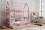 Stapelbed Huis SUZY 2 kinder 160x75 en 180x75 matrassen, Envoi, Neuf, Lits superposés