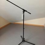 Microfoonstandaard met o.a. microfoon te koop, Muziek en Instrumenten, Standaarden, Ophalen of Verzenden, Gebruikt, Instrumentstandaard