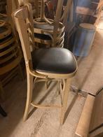 Houten barkrukken, Huis en Inrichting, Barkrukken, Met voetsteun, 60 tot 90 cm, Ophalen, Hout