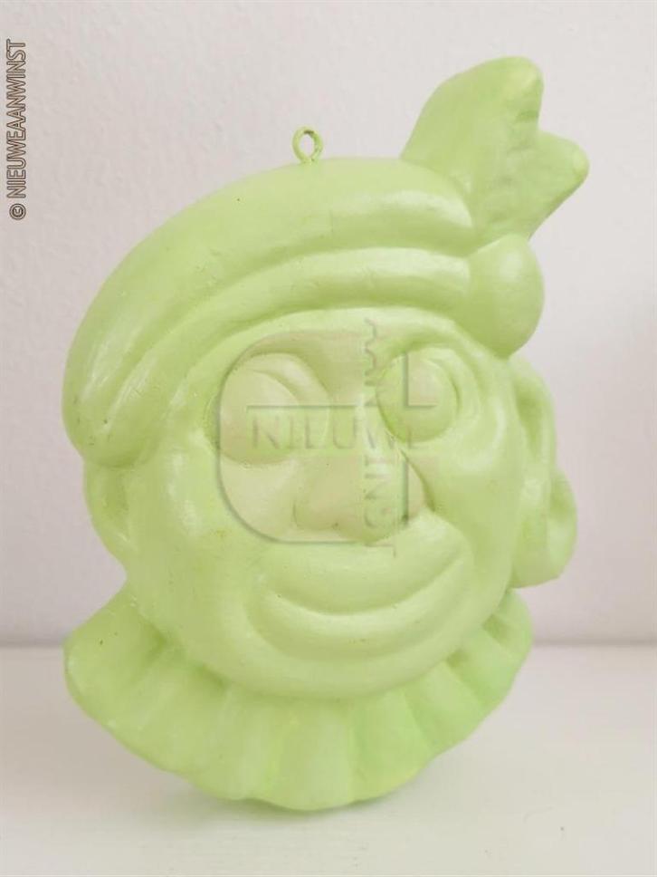 Authentiek groen Jamin XXL schuimpje zwarte Piet - 20cm, Diversen, Sinterklaas, Verzenden