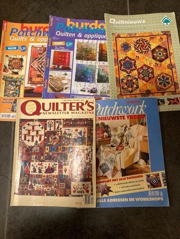 Boeken patchwork burda quilter  2 euro per stuk met patronen beschikbaar voor biedingen