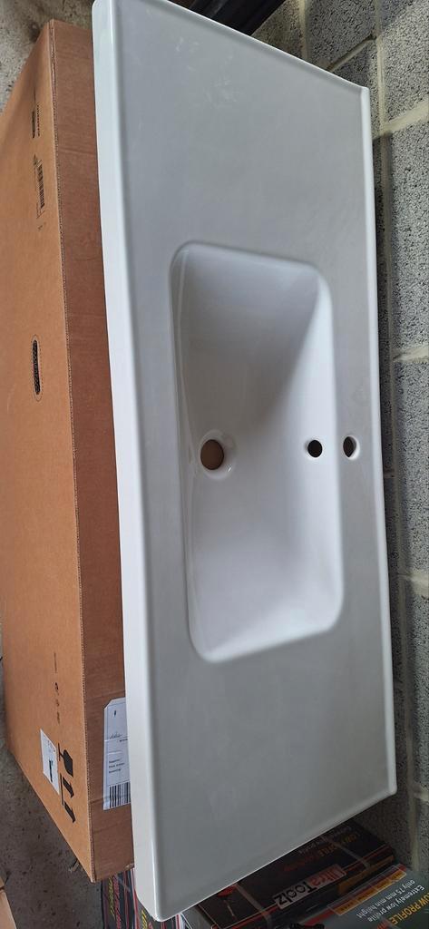 Wasbak nieuw met sifon, Doe-het-zelf en Bouw, Sanitair, Wastafel, Ophalen