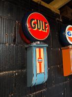 Support mural, applique Globe GULF USA, Verzamelen, Merken en Reclamevoorwerpen, Ophalen of Verzenden, Verpakking