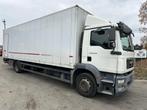 MAN TGM 18.290 CLOSED BOX 8m80 x 2m48 x 2m48 - EURO 5 - AIR, Auto's, Automaat, Euro 5, Achterwielaandrijving, Overige kleuren