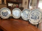 blue Delft 4 seizoenen AA Royal Goedewaagen, Antiek en Kunst, Antiek | Keramiek en Aardewerk, Ophalen