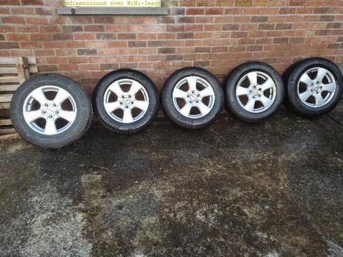 5 jantes Nissan Qashqai + 4 pneus hiver 16' michelin alpine5, Auto-onderdelen, Banden en Velgen, Banden en Velgen, Winterbanden