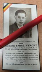 Oorlogsslachtoffer André Vyncke, Verzenden