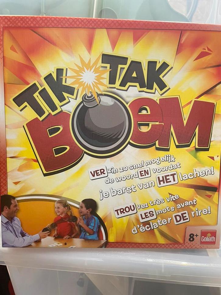 tik tak boem, Hobby en Vrije tijd, Gezelschapsspellen | Overige, Zo goed als nieuw, Ophalen