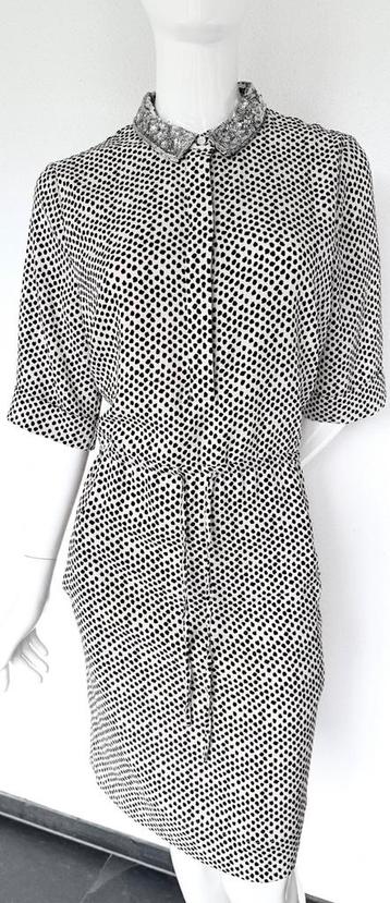ESSENTIEL ANTWERP JURK MET PAILLETTEN KRAAG, 40 (NEW €285) beschikbaar voor biedingen