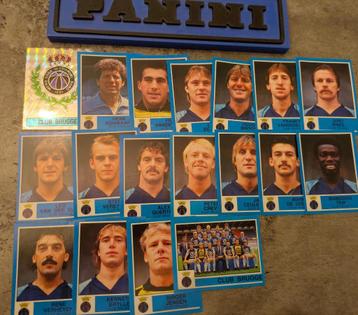 PANINI FOOTBALL 87 CLUB BRUGGE 18 STICKERS 1987 beschikbaar voor biedingen