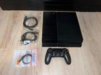 playstation 4 (oude software 11.02), 500 GB, Ophalen of Verzenden, Zo goed als nieuw, Met 1 controller