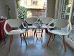 Eetkamerstoelen (4stuks) (design/wit), Huis en Inrichting, Gebruikt, Wit, Scandinavian, Vier