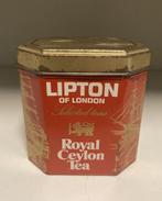 Blik Lipton Royal Ceylon Tea, Ophalen of Verzenden, Gebruikt, Thee, Overige merken